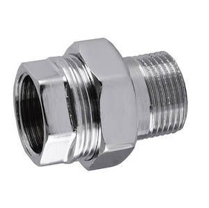 American elbow chrome-plated with sealing ring FADO &Oslash; 1/2" straight outlet SC01
