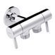 Tank for plumbing fixtures Karro &Oslash; 1/2"x1/2"x1/2" ZZ with 2 outlets KR-3155 chrome