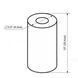 Polypropylene filament cartridge 2.5&Prime; 10&Prime; 10 mcr for hot water