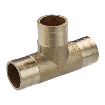 Tee fitting LexLine 20 mm brass