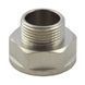 Перехідник латунний FADO &Oslash; 1/2&Prime; х 3/8&Prime; ВЗ нікель 1217 фото 1