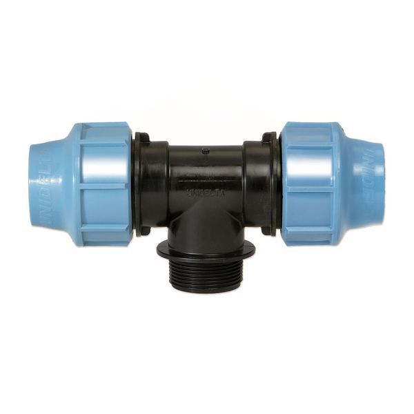 Threaded tee PP-B UNIDELTA 50x2&Prime;x50 ZR PN16