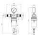 Karro "Super" self-cleaning filter 1/2" ZZ brass KR-88043