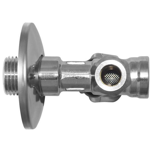 Valve tap with filter valve for plumbing fixtures &Oslash;1/2&Prime; x 3/8&Prime; VA Albertoni chrome