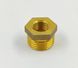 Перехідник латунний футорка Comisa &Oslash; 1/2&Prime; х 1/4&Prime; ЗВ 1377 фото 1