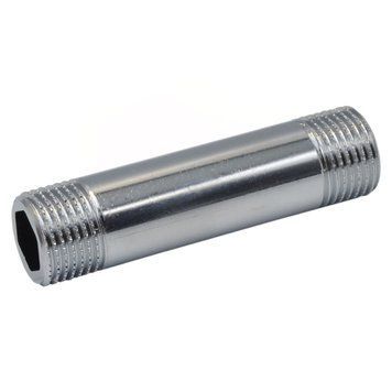 Длинный ниппель латунный Pattaroni &Oslash;1/2&Prime; x 90 мм хром ЗЗ 1851 фото