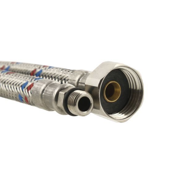 Шланг для змішувача Industrias Mateu FIL-NOX М10х1/2"В 0,6 м. (коротка голка) 896 фото