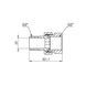 American elbow with sealing ring SD Forte &Oslash; 1/2" straight VZ