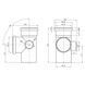 Internal corner crosspiece (two-plane) Interplast 110/110/50x87&deg; right
