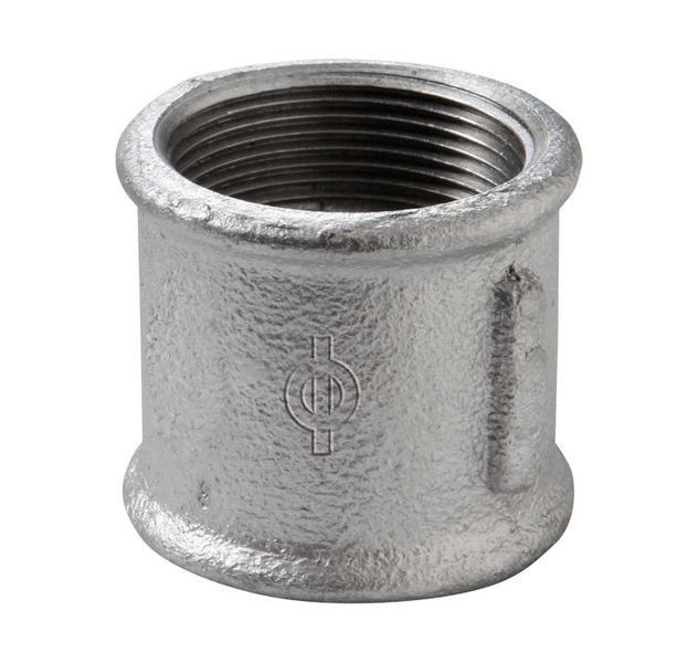 Coupling 3/4" galvanized cast iron (SANHA, Berg Montana, Gebo)