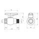Ball valve plastic PE SantehPlast &Oslash;1&Prime; BB DN25