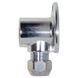 Коліно настінне цангове затискне хромоване VA Albertoni srl 10 х 1/2&Prime; В 970 фото 2