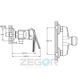 Shower mixer ZEGOR SWZ5-A182