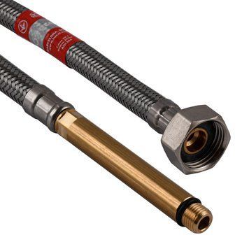 Шланг для смесителя TUCAI М10х1/2&rdquo; - L-75мм. длинная 0,6м. TAQ GRIF 212386 2951 фото