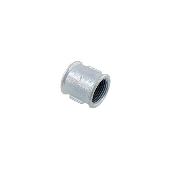 Coupling 1 1/4" galvanized cast iron (SANHA, Berg Montana, Gebo)