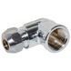 Коліно цангове затискне хромоване VA Albertoni srl 10 х 3/8&Prime; В 965 фото 1