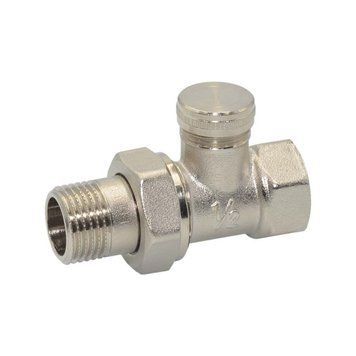 Bonomi radiator shut-off valve &Oslash;1/2&Prime; straight