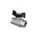 Кран шаровый Bugatti &Oslash;1/2&Prime; ВВ PN64 DN15 3423 фото 1