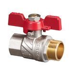 Кран кульовий Zegor &Oslash;1/2&Prime; ВЗ PN40 DN15 FN11 2292 фото