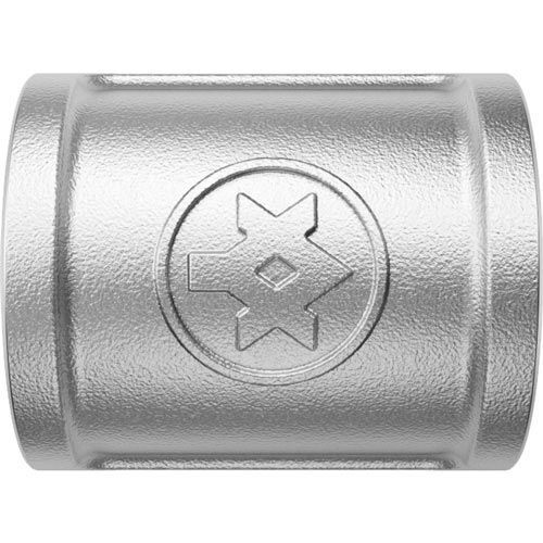 Муфта латунна нікель MIRAYA &Oslash; 3/4&Prime; 3781 фото