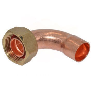 Copper corner assembly &Oslash;15 x 1/2&Prime; B