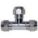 Clamping tee, chrome-plated VA Albertoni srl 10x10x10