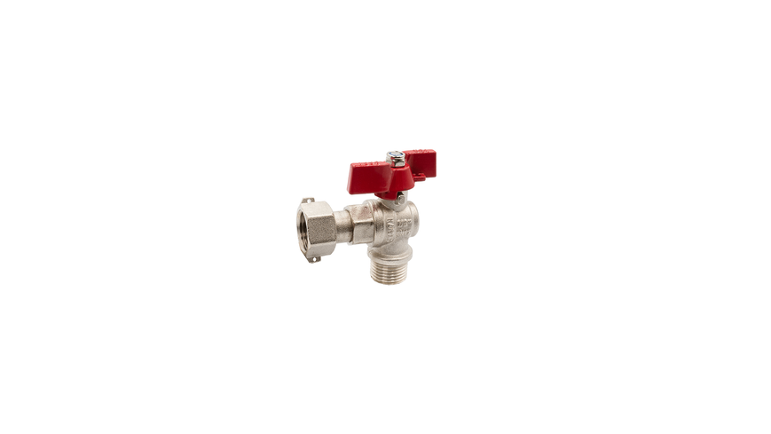 FADO ball valve &Oslash;3/4&Prime; VZ with union nut angle PN40 DN20