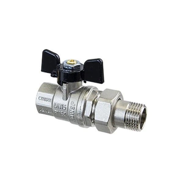 Ball valve with American valve Bugatti &Oslash;1&Prime; ZV PN40 DN25 322