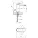 Змішувач для раковини Kroner Element 211110-0101 2030 фото 2