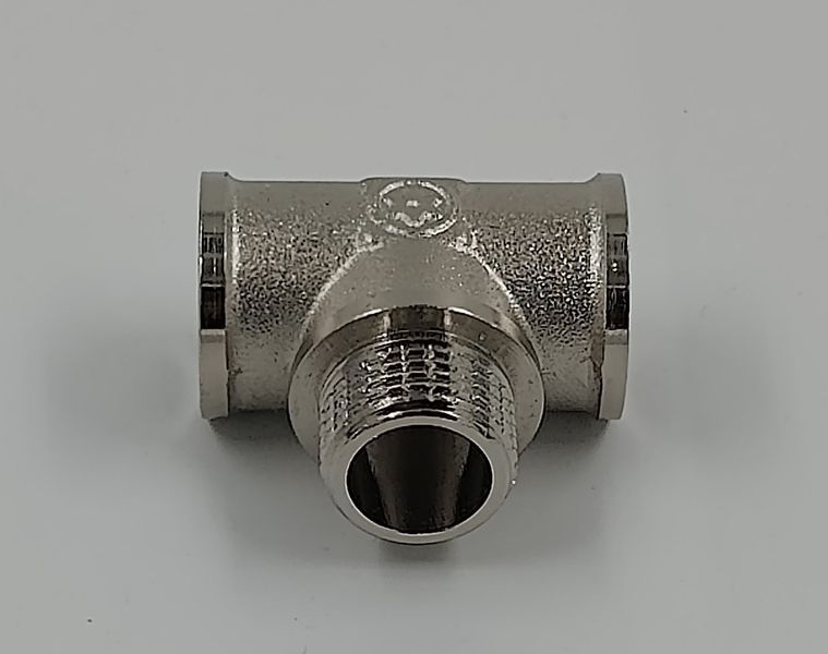 MIRAYA brass tee &Oslash; 1/2&Prime; VZV nickel