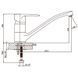 Kitchen faucet Haiba Ceba 012 (HB0033)