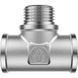 MIRAYA brass tee &Oslash; 1/2&Prime; VZV nickel