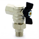 Ball valve with American valve angle Bugatti &Oslash;1/2&Prime; ZV PN40 DN15 594
