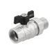Ball valve with American Raftec BLACK PN40 3/4" DRBS2