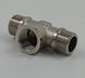 MIRAYA brass tee &Oslash; 1/2&Prime; with nickel plating