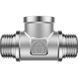 MIRAYA brass tee &Oslash; 1/2&Prime; with nickel plating