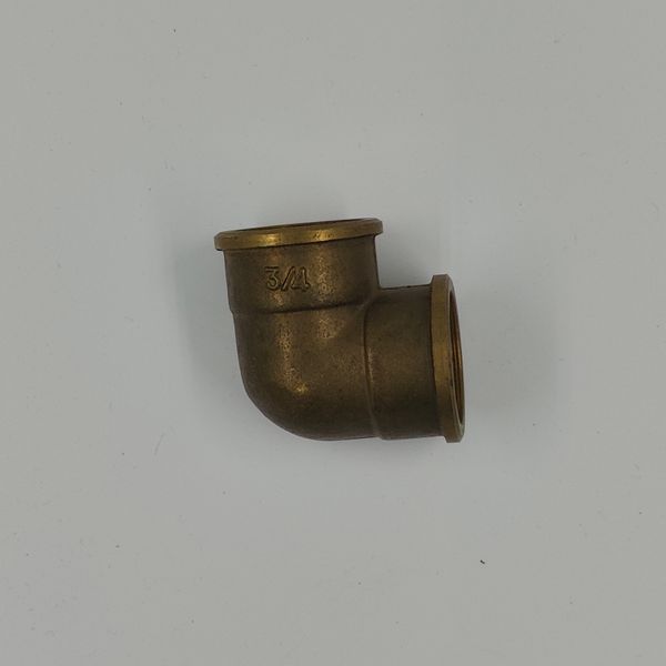 Brass elbow SANHA &Oslash; 3/4&Prime; BB