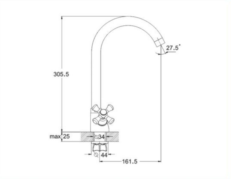 Kitchen faucet ZEGOR DTZ4-A827