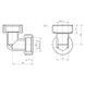 Elbow threaded fitting through SD Forte 20x20 (2.0)