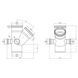 Internal crosspiece (three-plane) 110/110x45&deg; 50/50/50x90&deg;