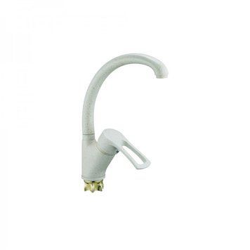 Kitchen faucet ZEGOR DYU4-A181KS white color