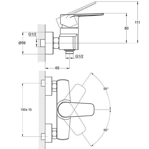 TROYA BGX3-A189 bathtub faucet BGX5-A189