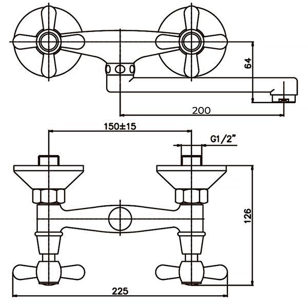 Змішувач для кухні Haiba Dominox 361 (HB0094) 2801 фото