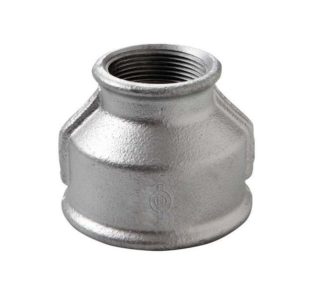 Adapter coupling 3/4&Prime; x 1/2&Prime; BB galvanized cast iron (SANHA, Berg Montana, Gebo)