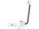 Ani Plast bathroom trap 1 1/2"x50 mm EC155SEU with Click-Clack system EC155SEU