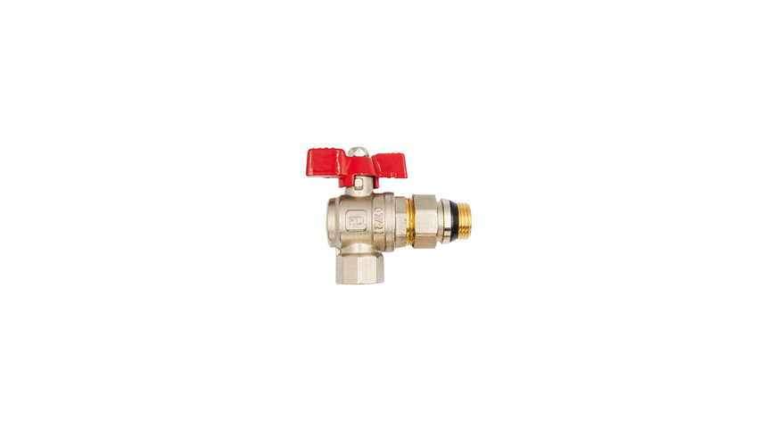 Кран шаровой с американкой угловая FADO &Oslash;1/2&Prime; ЗВ PN40 DN15 KU1 1752 фото