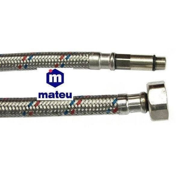 Шланг для змішувача Industrias Mateu FIL-NOX М10х1/2"В 1,5 м. (довга голка) 1399 фото