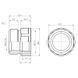 Coupling fitting threaded SD Forte 20x1/2" BP (2.0)