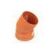 Elbow for external sewage Ostendorf KG 110x30&deg;