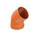 Elbow for external sewage Ostendorf KG 110x45&deg;